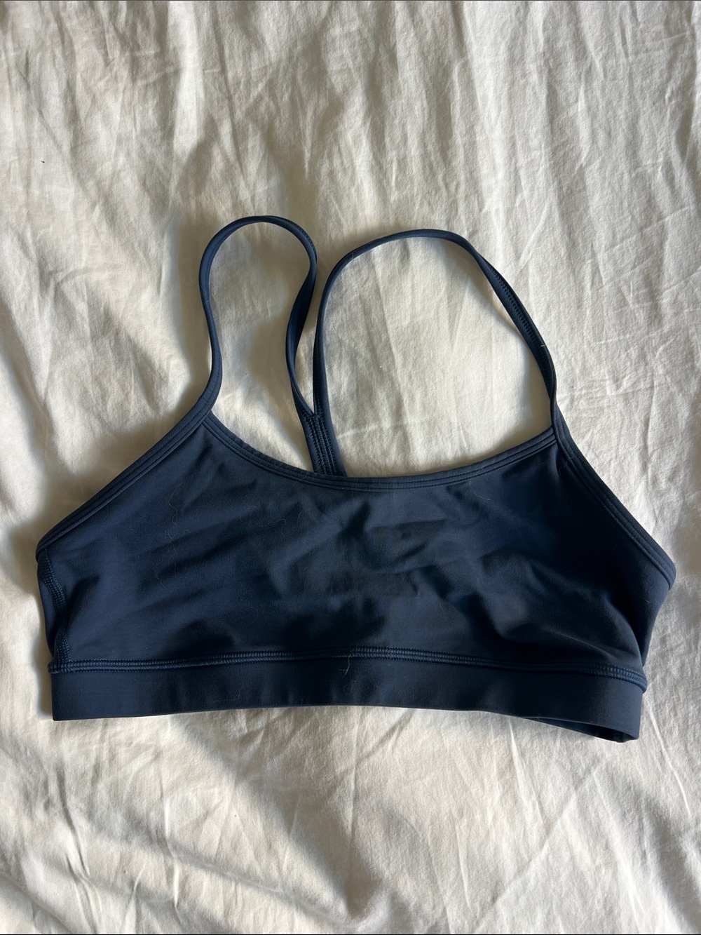 lululemon athletica Navy Blue Flow Y Bra